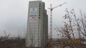 Фото дома номер 1 ЖК Московский по улице Павшинский мост г. Тулы. ООО ВАЛЛ ГК ООО ВЛАДАР