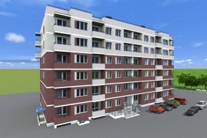 Общий вид жилого дома по улице Баженова